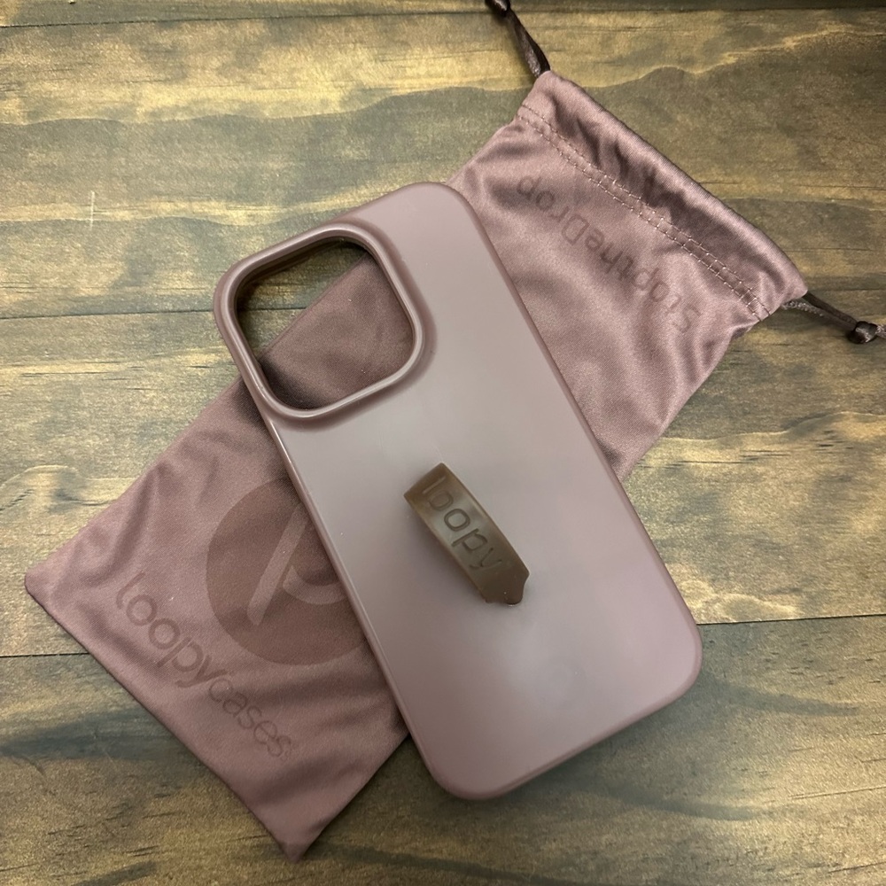 Loopy Case Brown iPhone Case 14 pro